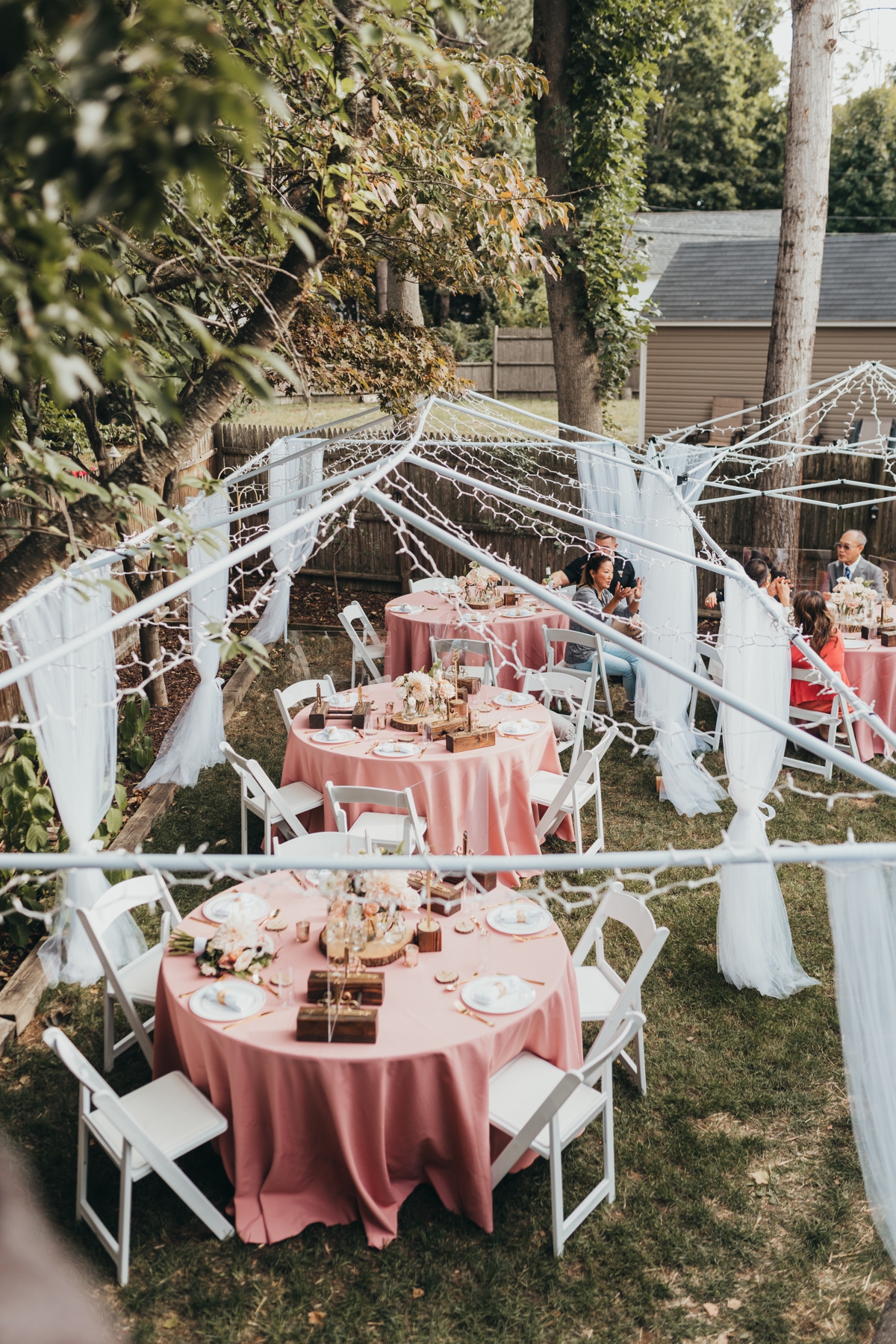 Malden, Massachusetts backyard wedding