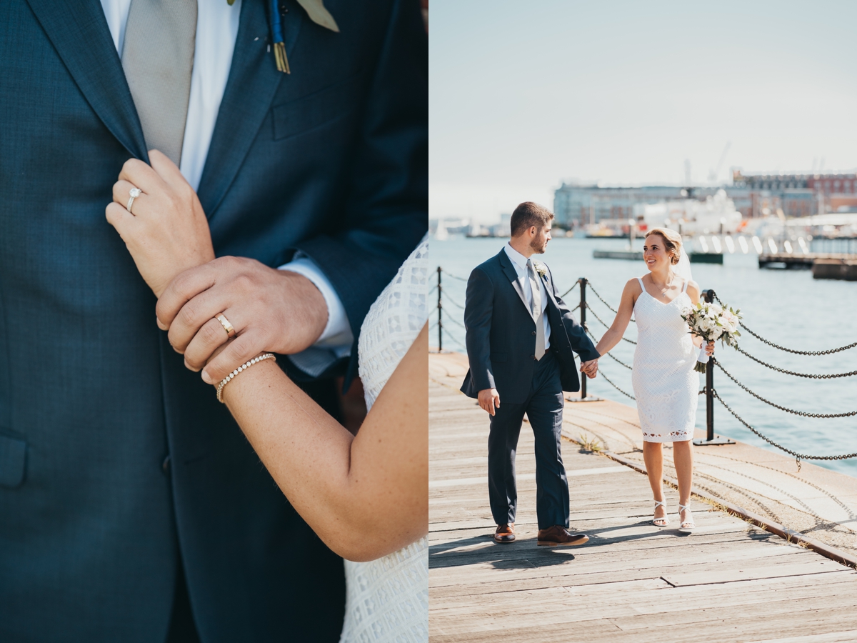 Fall wedding at Charlestown Navy Yard